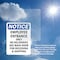 Signmission Employee Entrance Only No Deliveries OSHA Notice Sign, Vinyl Decal, 10in W x 14in L, 2PK OS-2PACK-NS-D-1014-V-11946 - alternate 2
